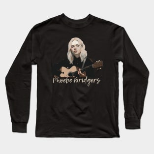 VINTAGE Phoebe Bridgers // INDIE FANS ART Long Sleeve T-Shirt